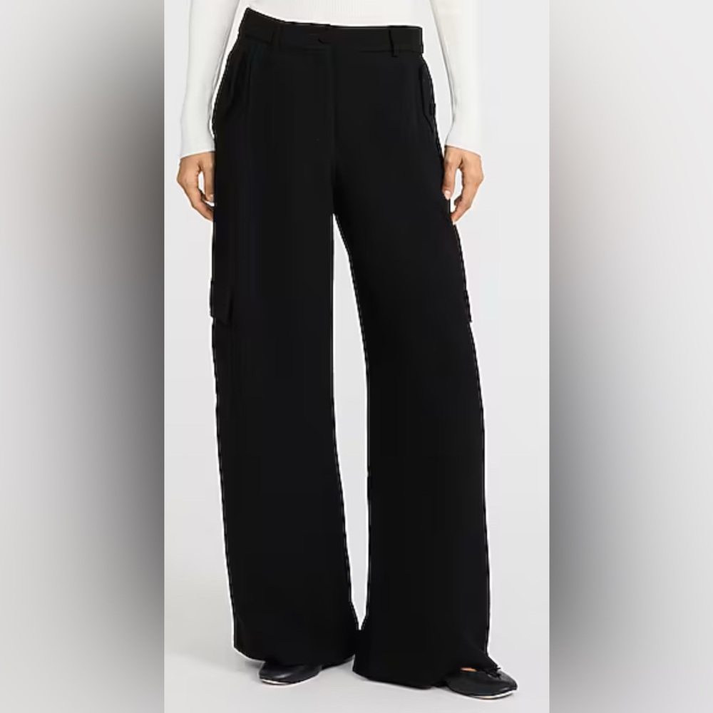 EXPRESS High-Waist Cargo Trousers - Picture 1 of 6